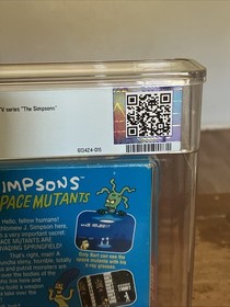 The Simpsons Bart vs the Space Mutants WATA PSA 6.5 CIB Graded NES Grading Game