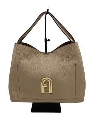 FURLA Primula Shoulder Bag -- BEG Solid Color