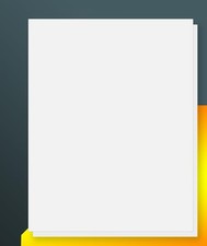8.5" X 11" Full Sheet Label Sticker Paper for Laser Inkjet Printers 100 Sheet