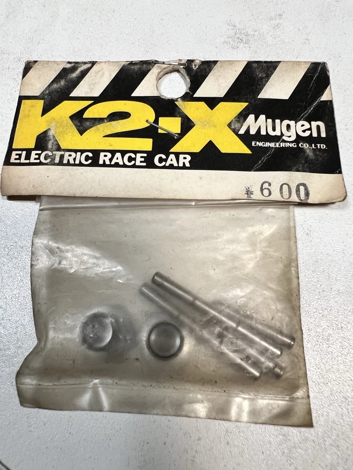 NOS Vintage 1/12 Mugen K2-X Cosmic GP / M ‘86 Front Wheel & King Pins Axle C-11 - Image 2 of 3