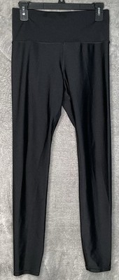 Athleta Elation Shine Tight Leggings Womens Medium Black High Rise Yoga Gym