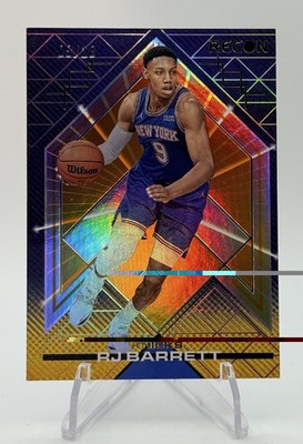 2021-22 Panini Recon RJ Barrett #68 Orange /18 Knicks Raptors SSP