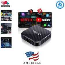Wireless CarPlayBox with Netflix/YouTube/TF Card Convert Wired CarPlay to Wir...