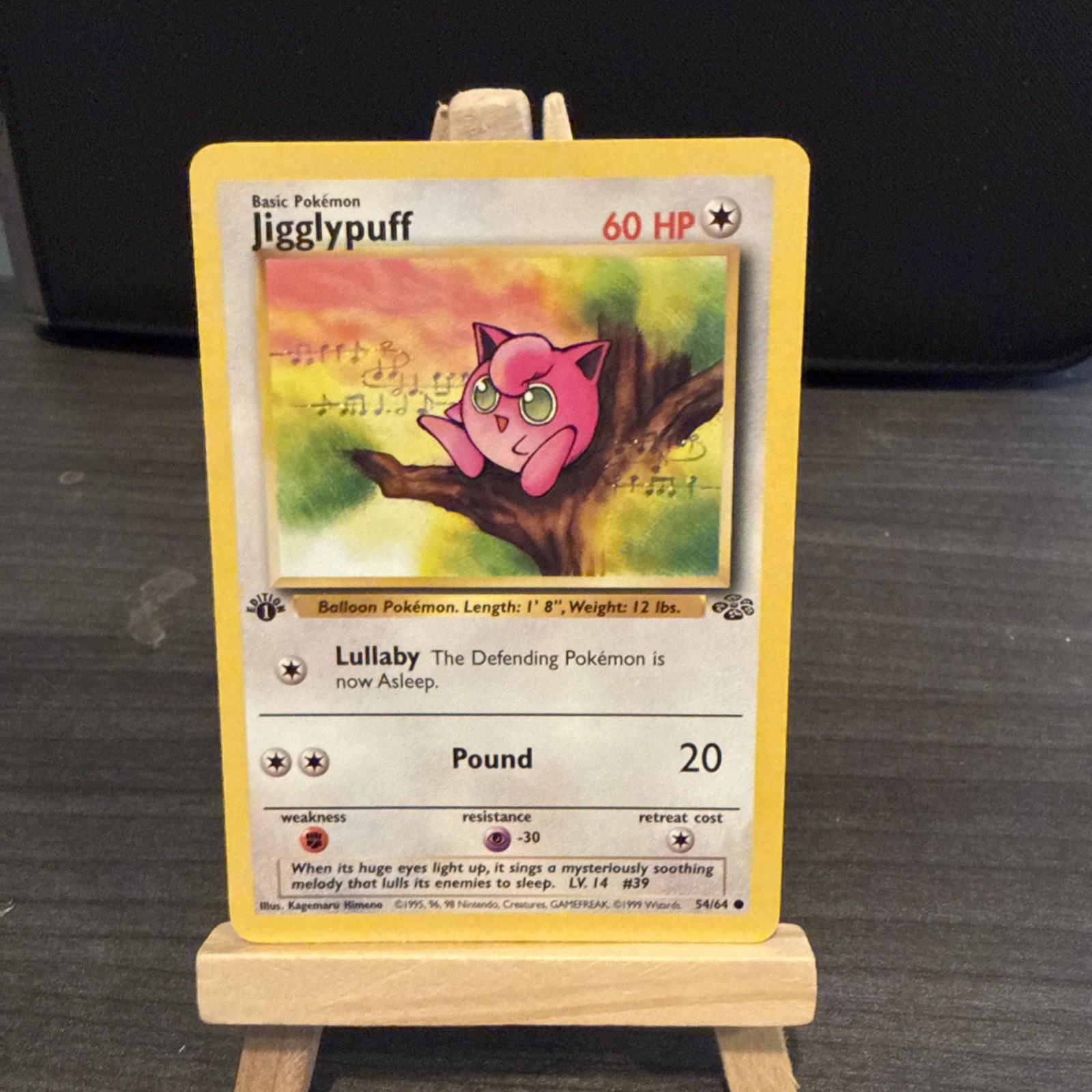 Pokémon Jigglypuff Jungle 1st Edition (54/64) NM