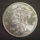 2018 Zombucks Murk Diem Currency of the Apocalypse 1 oz .999 Fine Silver Round