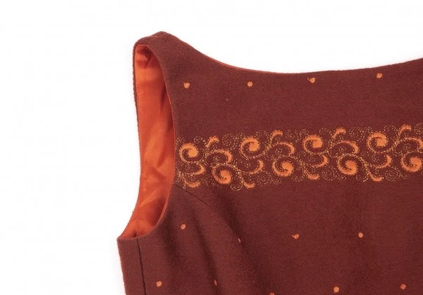 TOCCA Embroidery Wool Dress Size 4(K-130453) - Image 4 of 4