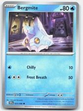 Pokemon TCG Bergmite 023/086 ME04: Chaos Rising NM