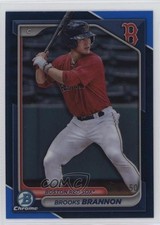 2024 Bowman Chrome Prospects Blue Refractor /150 Brooks Brannon #BCP-95 ms9