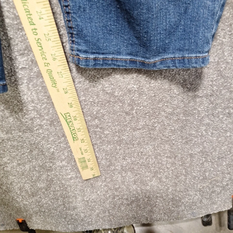 Jeans Just My Size JMS Calce Clásico Elastizados Denim Recto Azul 18W Cortos 37x27 Foto 4 de 4