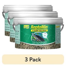  3 pack Tetra ReptoMin Floating Food Sticks for Aquatic Turtles, Newts