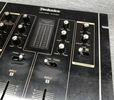 Technics SH-DJ1200 Black 2-Channel Mixer Tested Power On From Japan