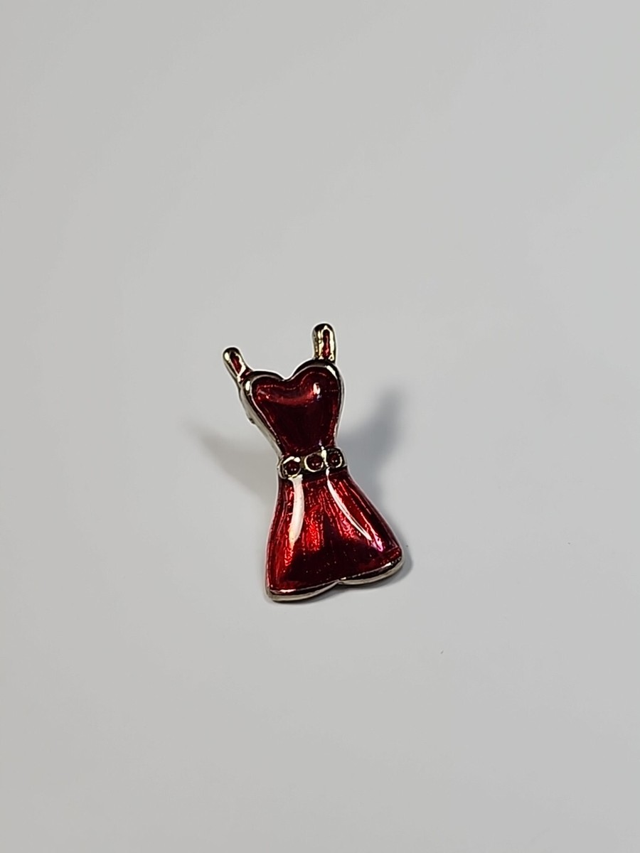 Red Dress Lapel Pin February Heart Disease & Stroke Awareness Month Small  Size | eBay