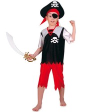 Pirate Pirate Costume 2 Piece Carnival Mardi Gras Party Cosplay Size 128 to 164