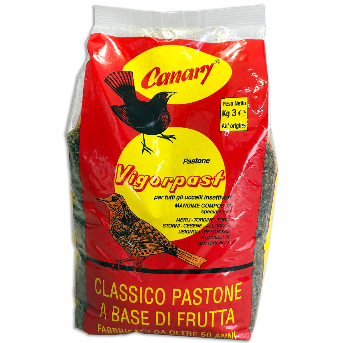 Canary VIGORPAST 3kg mangime uccelli insettivori/frugivori