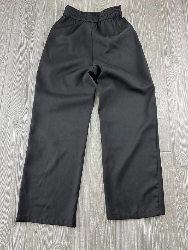 Pantalones plisados negros AHA Selected para mujer talla XS Foto 3 de 4