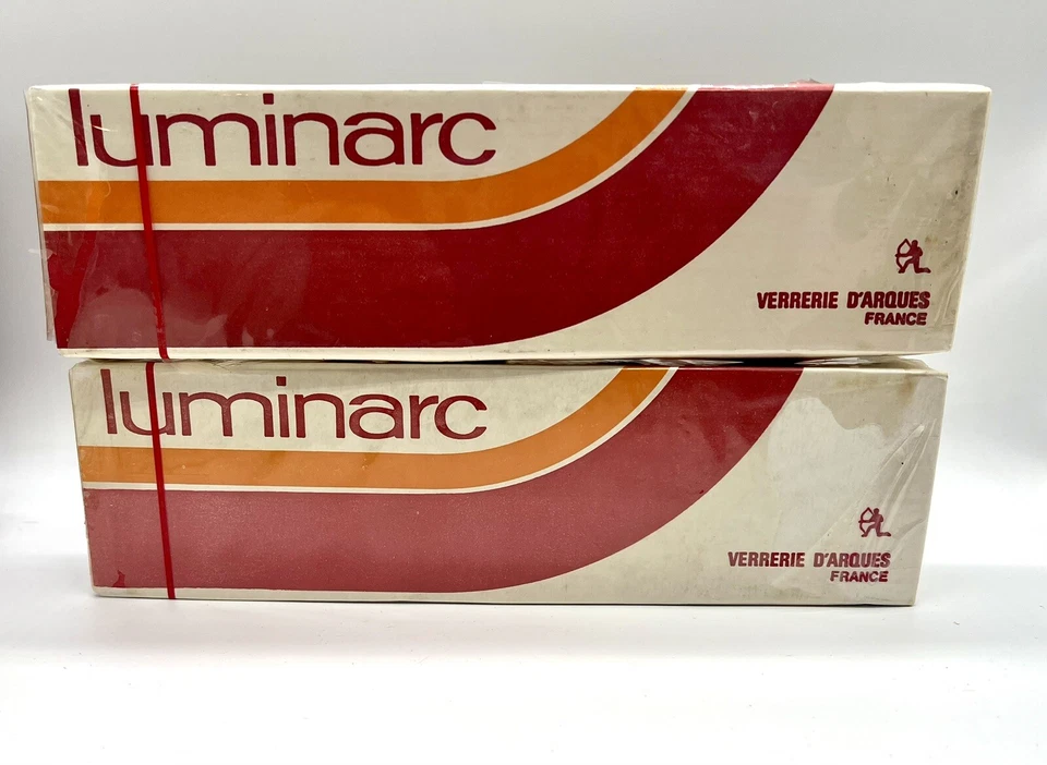 VTG 2 Sets Of 6 Luminarc Cavalier Ruby Red Stem Cordial Glasses 1.5 oz Each - Image 3 of 4