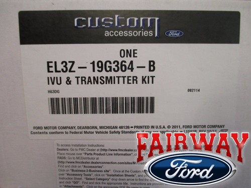 2011 thru 2015 Explorer OEM Genuine Ford Scalable Remote Start & Security Kit - Picture 8 of 10