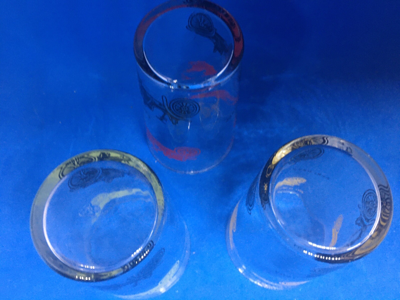 Vintage Drinking Glasses Antique Cars, set of 5 (five) eBay