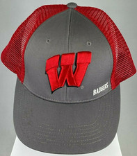 University Of Wisconsin Badgers Mens Hat Snapback Adjustable Embroidered Cap