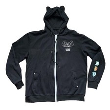 Cartoon Network Studios We Bear Bears Crew Employee Black Hoodie XL Animation