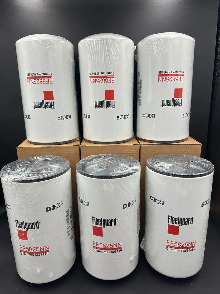 6PCS Peterbilt Kenworth Fleetguard FF5825NN Fuel Filter, 5599456 NanoNet X15 - Image 3 of 4