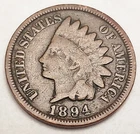 1894 P Indian Head Cent Penny  *G - GOOD*  *FREE SHIPPING*