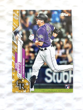 2020 Topps Gold Star Parallel Series 2 - Dom Nunez - Rookie Card #456. rookie card picture