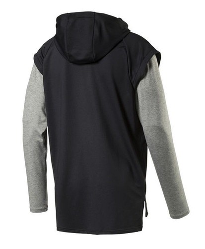 puma fleece hooded shirts & tops