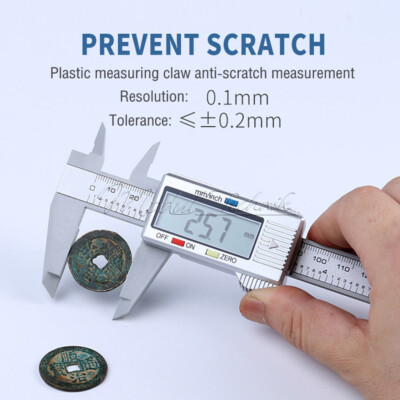 Digital Electronic Carbon Fiber Vernier Caliper Gauge Micrometer 0-100mm/0-150mm