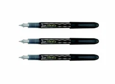 Pilot Varsity Disposible Fountain Pen, Black, 3 piece., #90031