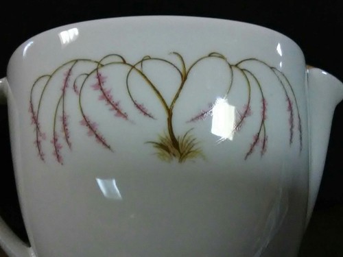 Elegant Vtg. Parisienne Royal Jackson "Willow Wind"(4) Cups & Creamer Set - Picture 8 of 10