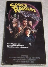 Space Raiders VHS Video Vince Edwards David Mendenhall