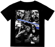Smile Now Cry Later Men's Lowrider T-Shirt Heavyweight Shaka Wear Tee