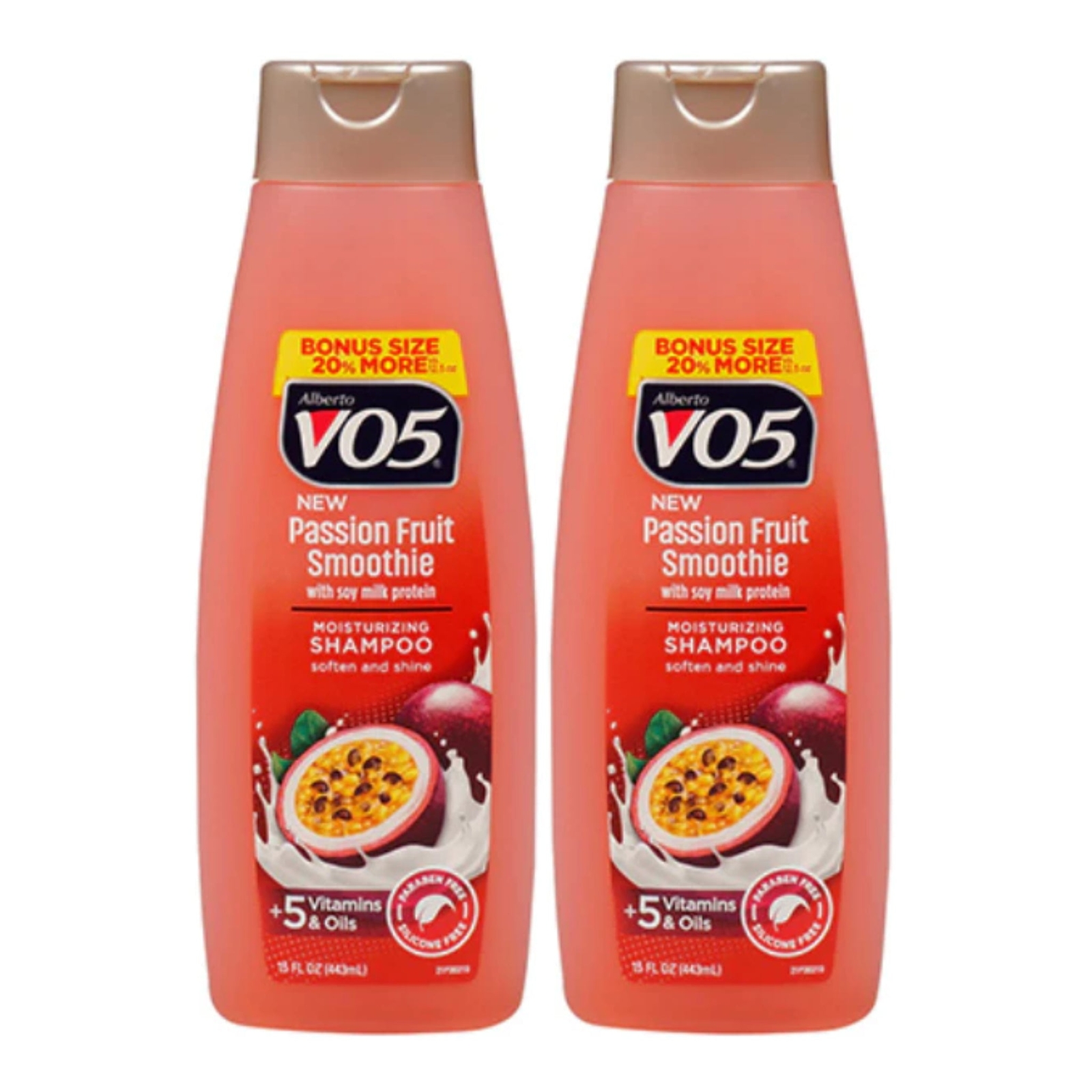 Alberto VO5 Passion Fruit Smoothie Soy Milk Shampoo, 15 oz. (443ml ...