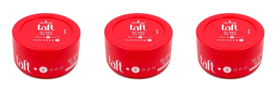 Schwarzkopf taft Glanz Gel Wax , 3x75ml EAN4015100438932
