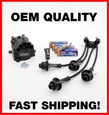 4Y ENGINE TUNE UP KIT TOYOTA FORKLIFT ROTOR DISTRIBUTOR CAP IGNITION WIRE WIRES