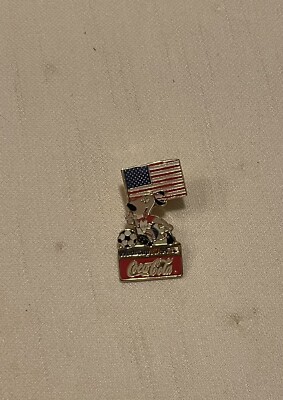 Pin's Vintage USA 94 – Coupe Du Monde Foot, Coca-Cola, Mascotte, Drapeau Américain – Collection