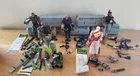 G.I. Joe Sigma 6 Lot! 5 8" Action Figures With Accessories And Storage Cases