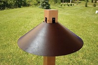 Wrap Around Squirrel Baffle , Protects Bird Feeder Yard Garden Wild Post Mount on sale Wrap Around Squirrel Baffle , Protects Bird Feeder Yard Garden Wild Post Mount on sale