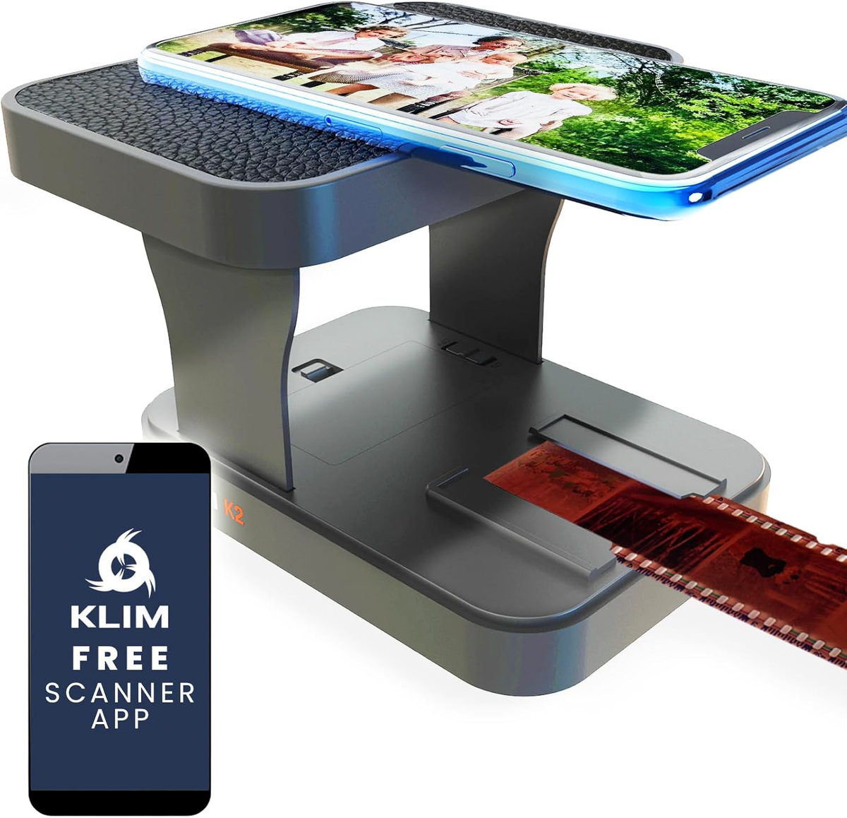 KLIM K2 Mobile Film Scanner 35Mm FREE APP New Positive