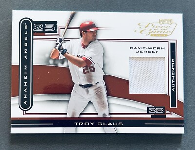 2003 Playoff Piece of the Game Troy Glaus Jersey #POG-97