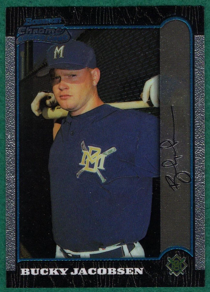 Bucky Jacobsen - 1999 Bowman Chrome #324 - Brewers Rookie Baseball Card - Image 2 of 3