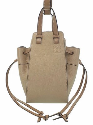 LOEWE Hammock Leather Drawstring Shoulder Bag
