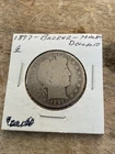 1897 Barber Silver Half Dollar - 90% Silver US Coin