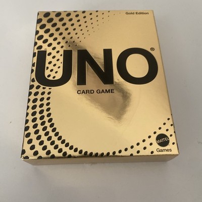 UNO Gold Edition Card Game 2025