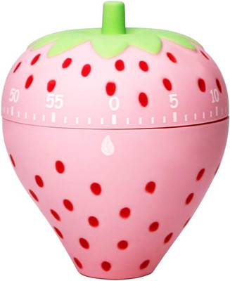 Kitchen Timer Cute Fruit Cookie | Novelty Manual Strawberry 