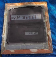 Vintage Silk Screen Printing Frame. Wood, , 21.75" X 18.75" Outside Measurement