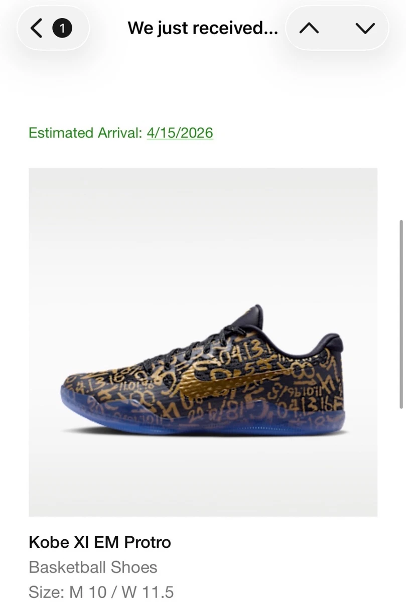 Nike Kobe 11 Protro Low Mamba Day for Sale | Authenticity