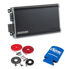 Kicker CX360.4 Class AB CX-Series Car Amplifier Amp Wire Kit with sonic koozie