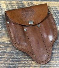 Estuche de cuero para utensilios Boy Scout Schrade para cinturón logotipo BSA “SOLO ESTUCHE”